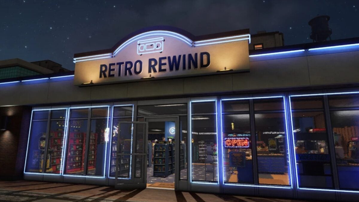 Me entretuve durante un buen rato en una tienda ficticia de alquiler de videos