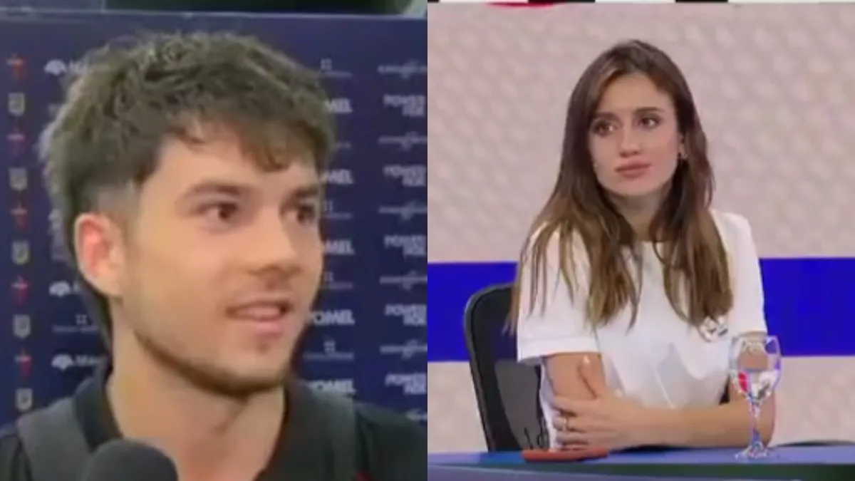 El cruce entre Lucas Blondel y Morena Beltrán en vivo en ESPN tras el empate de Huracán
