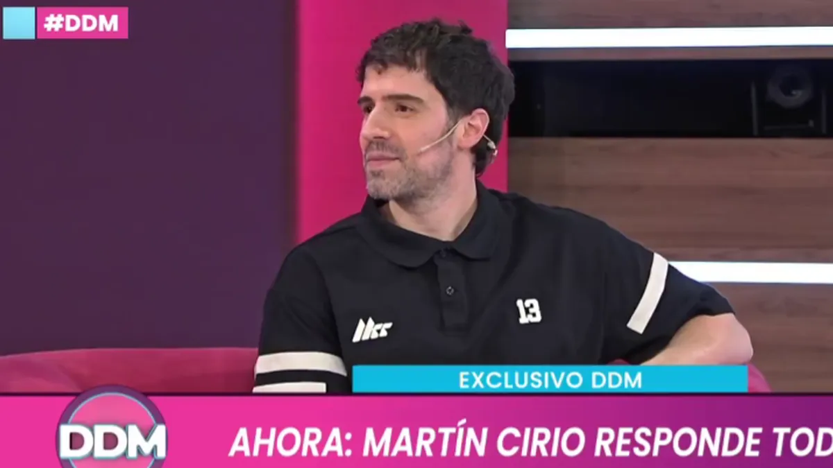 Martín Cirio contó detalles de su pelea con La China Suárez: «Me mandó una carta documento»