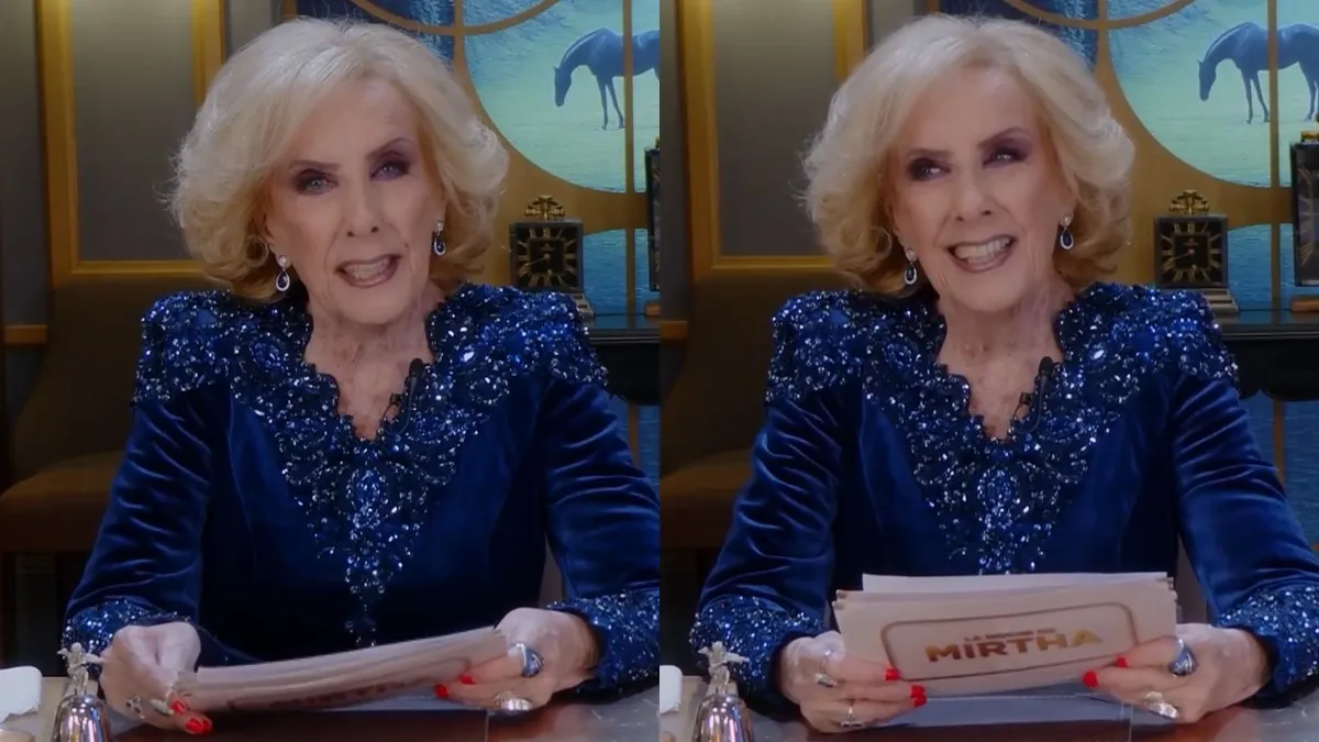 Tras su bronquitis, Mirtha Legrand volvió a la televisión: «Vine regularcita, pero vine»