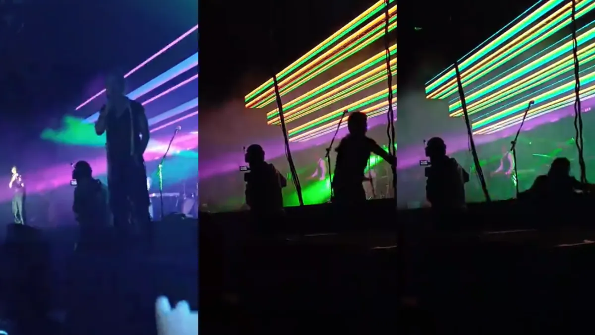 Impactante video: un reconocido cantante argentino se cayó del escenario en pleno show
