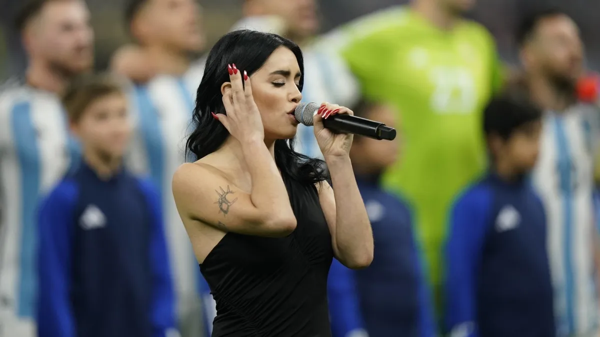 «Calentá que entrás»: piden a Lali Espósito para que repita en la final del Mundial 2026 su presentación en 2022