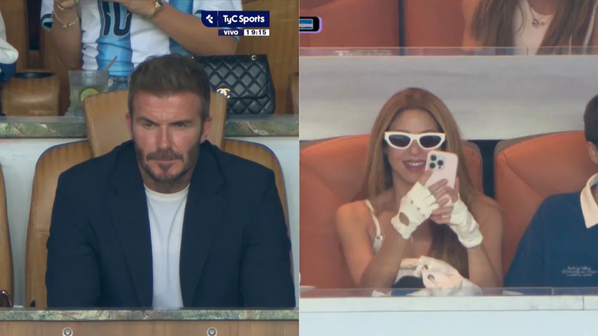 De Beckham a Shakira: los famosos que dijeron presente para alentar a la Selección argentina