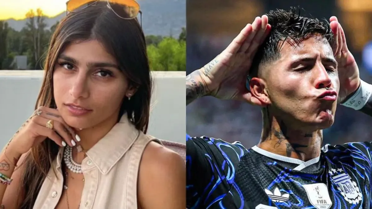 Mia Khalifa se burló de Enzo Fernández con una provocativa publicación