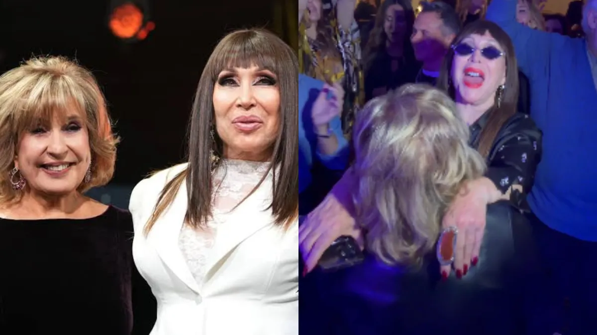Moria Casán y Georgina Barbarossa bailaron juntas en la fiesta de cumpleaños de Ángel de Brito