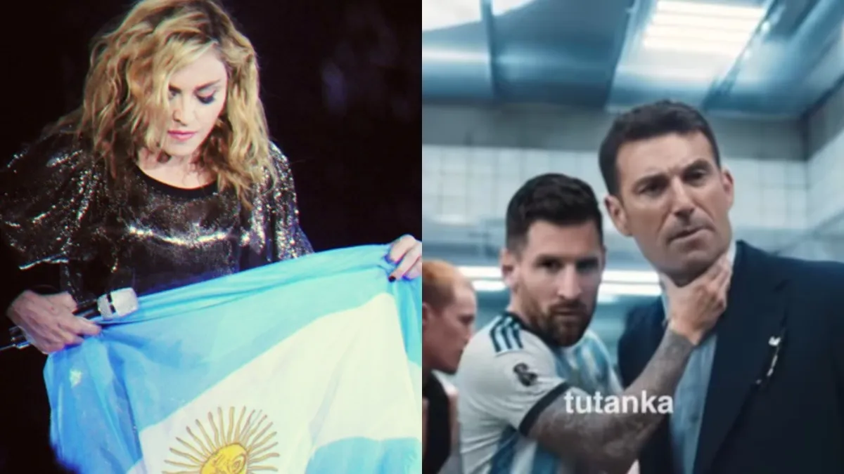 Madonna se subió a la Scaloneta: publicó un video de la Selección hecho con IA y estallaron las redes