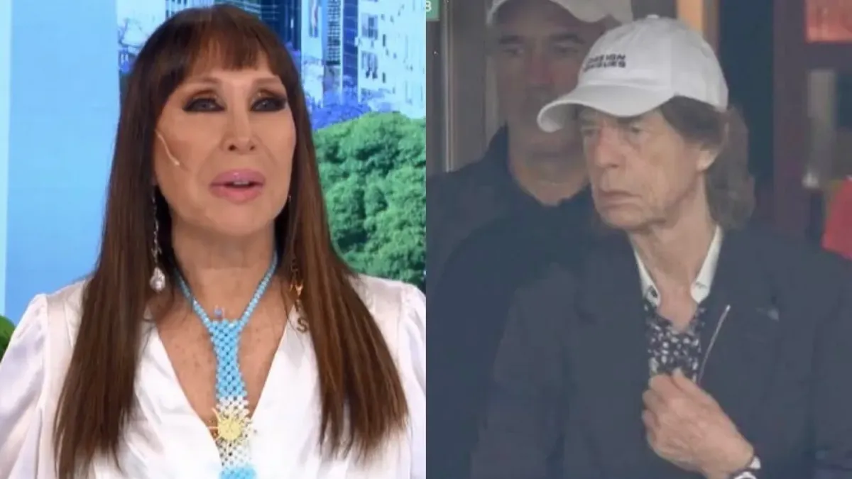 «Parecía una anciana»: la burla de Moria Casán a Mick Jagger por su look en el partido Inglaterra-Argentina