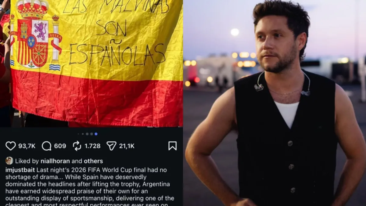 Niall Horan pidió disculpas por dar «me gusta» a una publicación contra Argentina