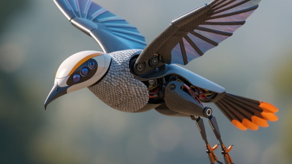 Cien especies de aves saben volar y bucear con las mismas alas; a la robótica le costó años imitarlo: el nuevo robot FAAV pesa menos de 300 gramos y ya lo logró