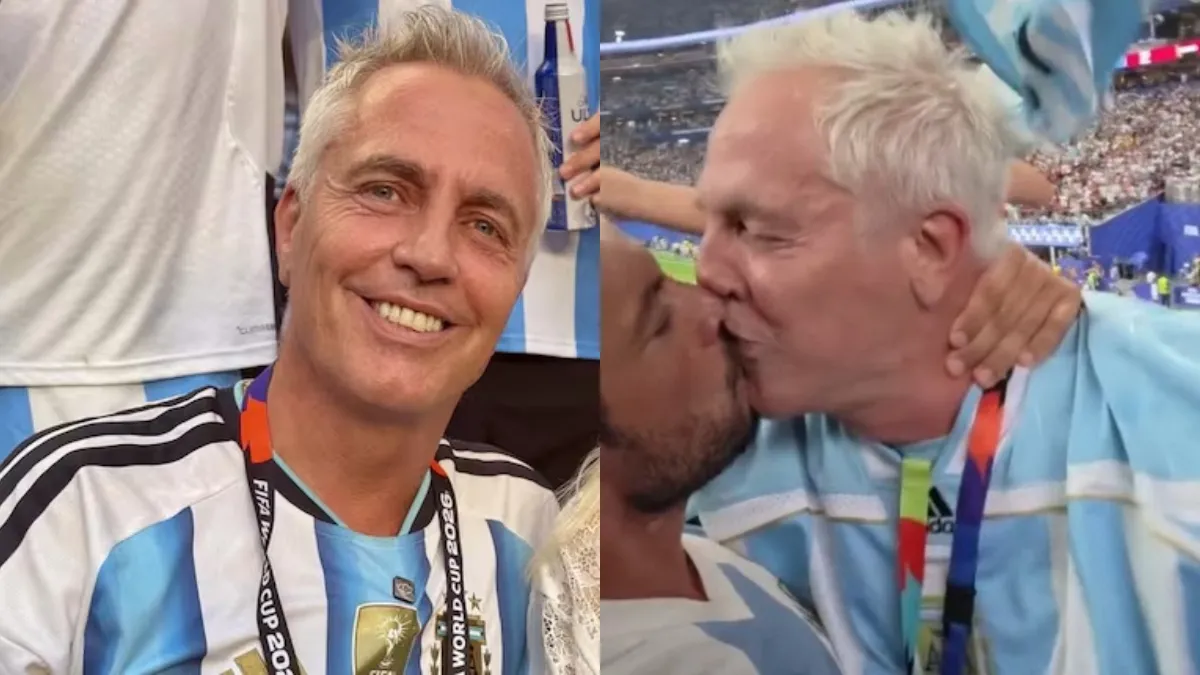 Inesperado romance: Marley se besó con un famoso influencer en el partido de Argentina