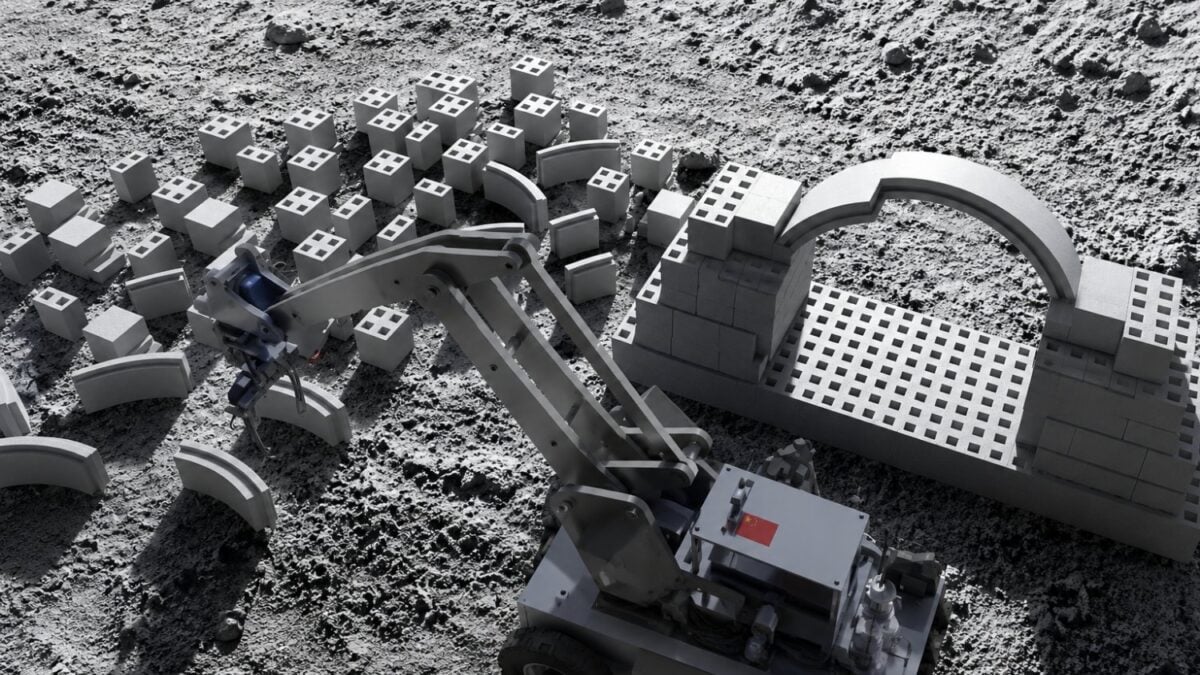 China prepara robots y una impresora 3D para construir con polvo lunar su futura base en la Luna