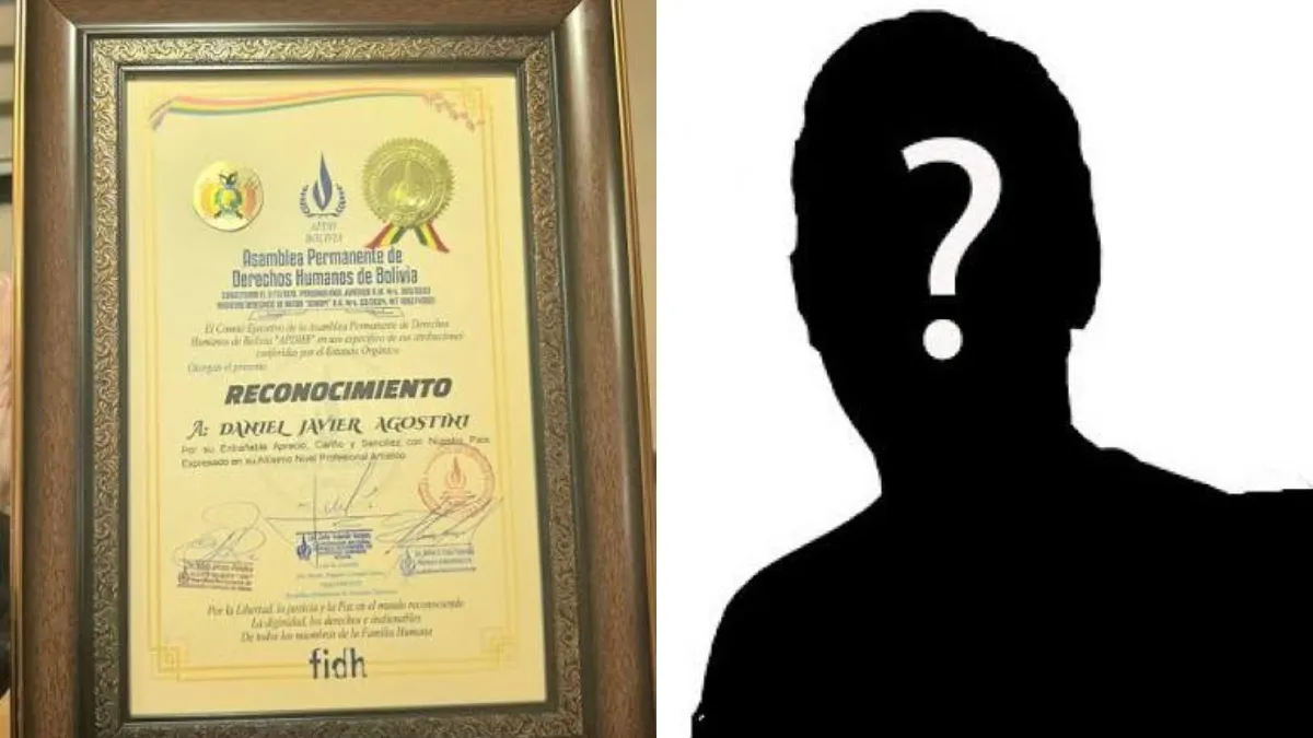 Un ícono de la movida tropical fue distinguido por la Asamblea de Derechos Humanos de Bolivia