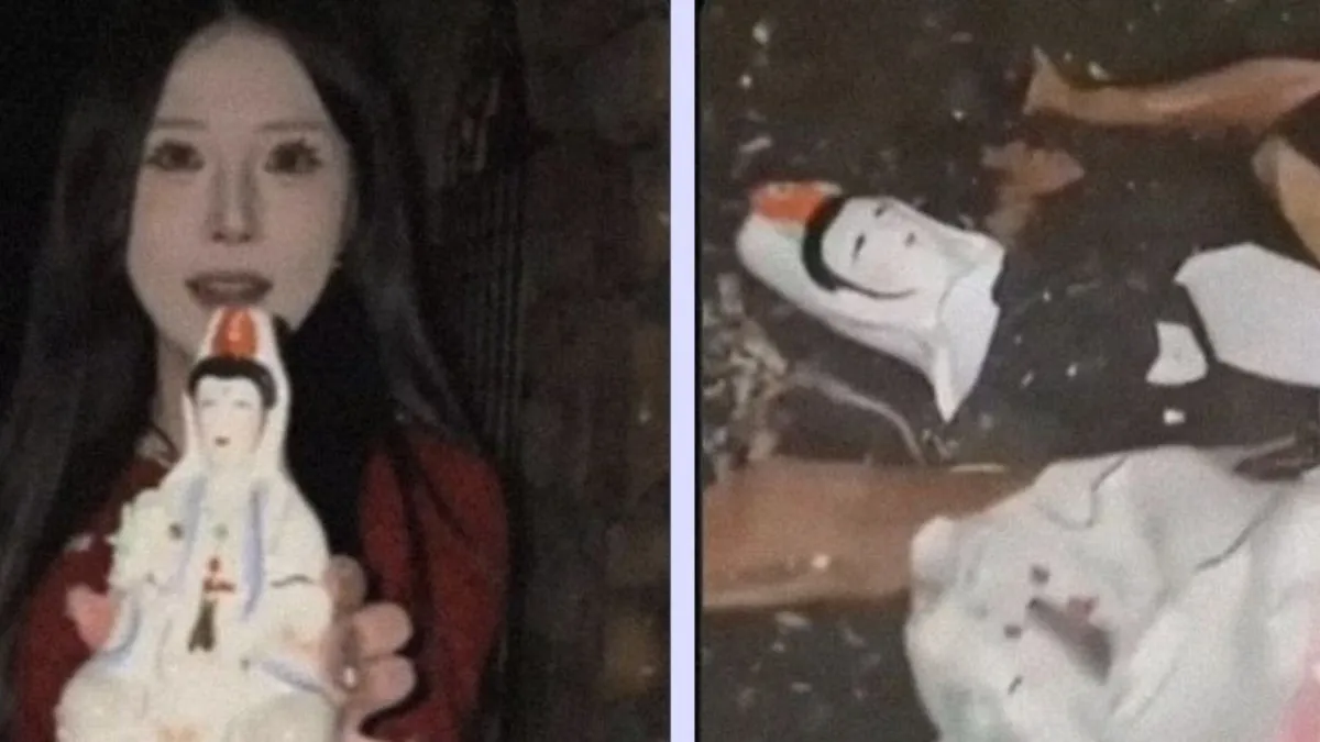 Impacto: murió una famosa influencer de contenido paranormal a los 24 años tras romper una estatua maldita