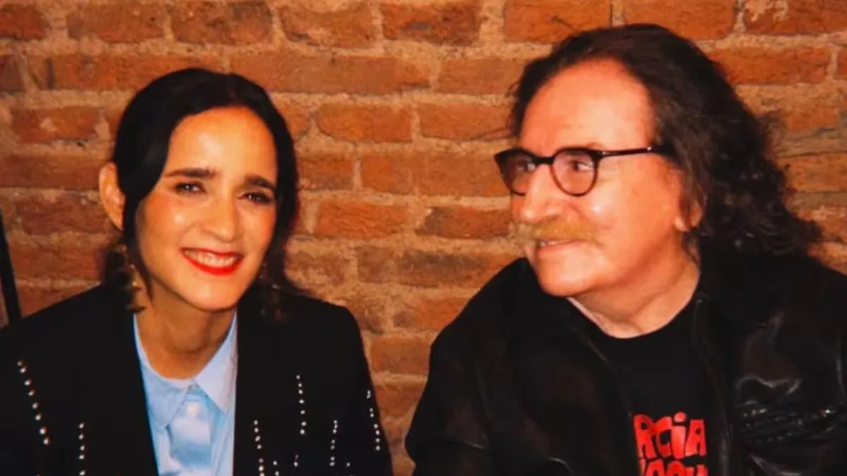 «Un faro en este mundo», Charly García asistió a la presentación del último disco de Julieta Venegas