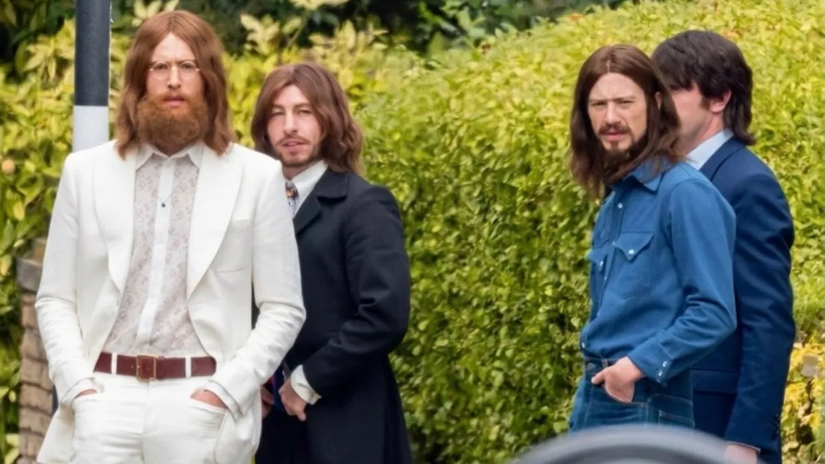Se filtró el primer video de la biopic de Los Beatles