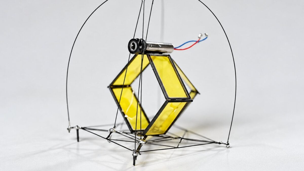 Crean un robot de apenas un gramo que puede saltar obstáculos con precisión