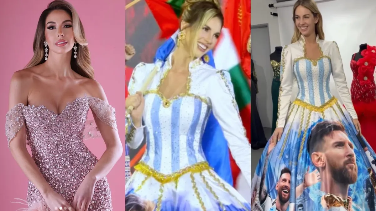 De la cancha a la pasarela: el vestido homenaje a Messi de la representante argentina en Miss Mundo 2026