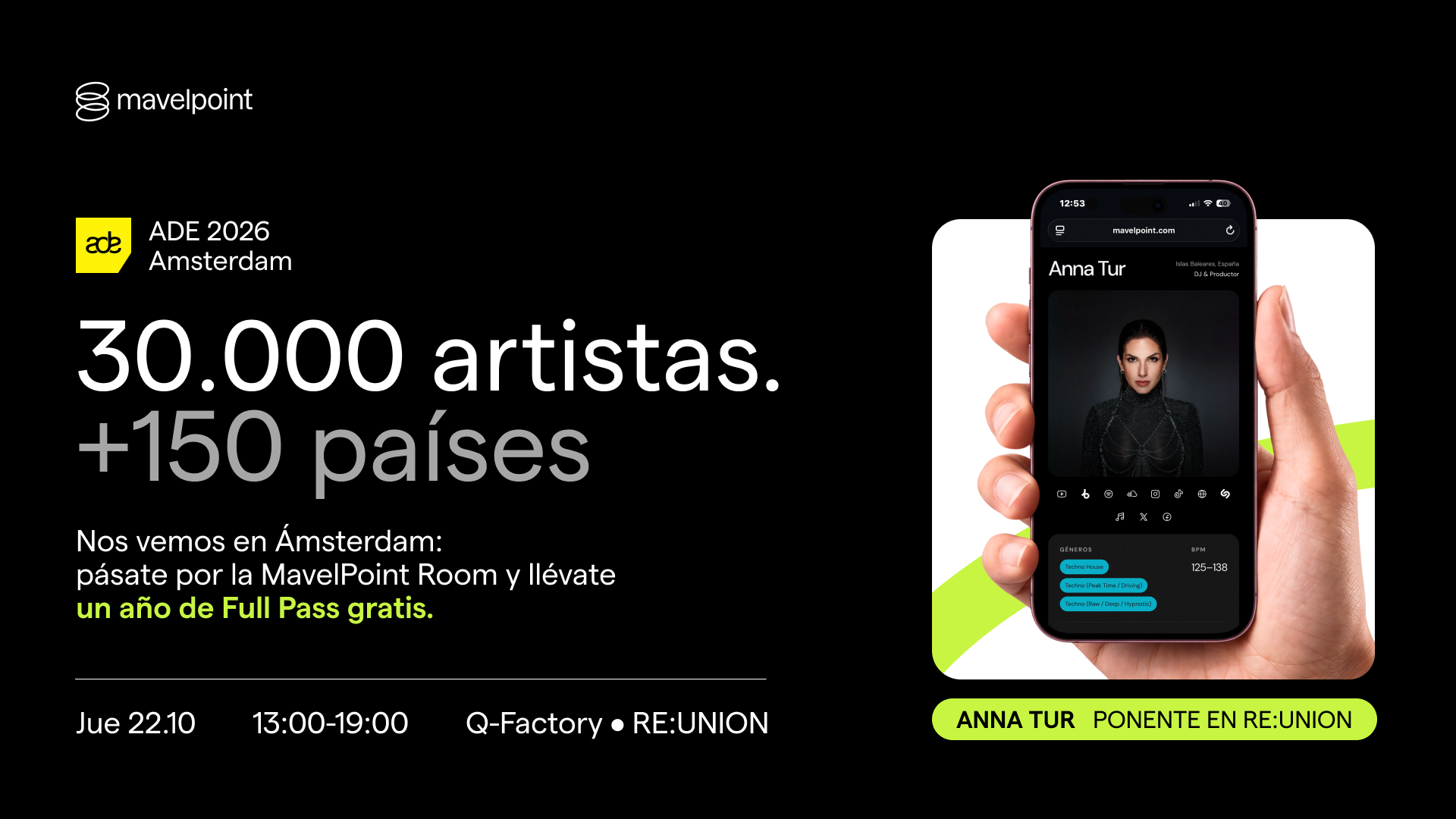 MavelPoint presentará sus novedades en ADE 2026 en el encuentro organizado por Fresh Phatty Records